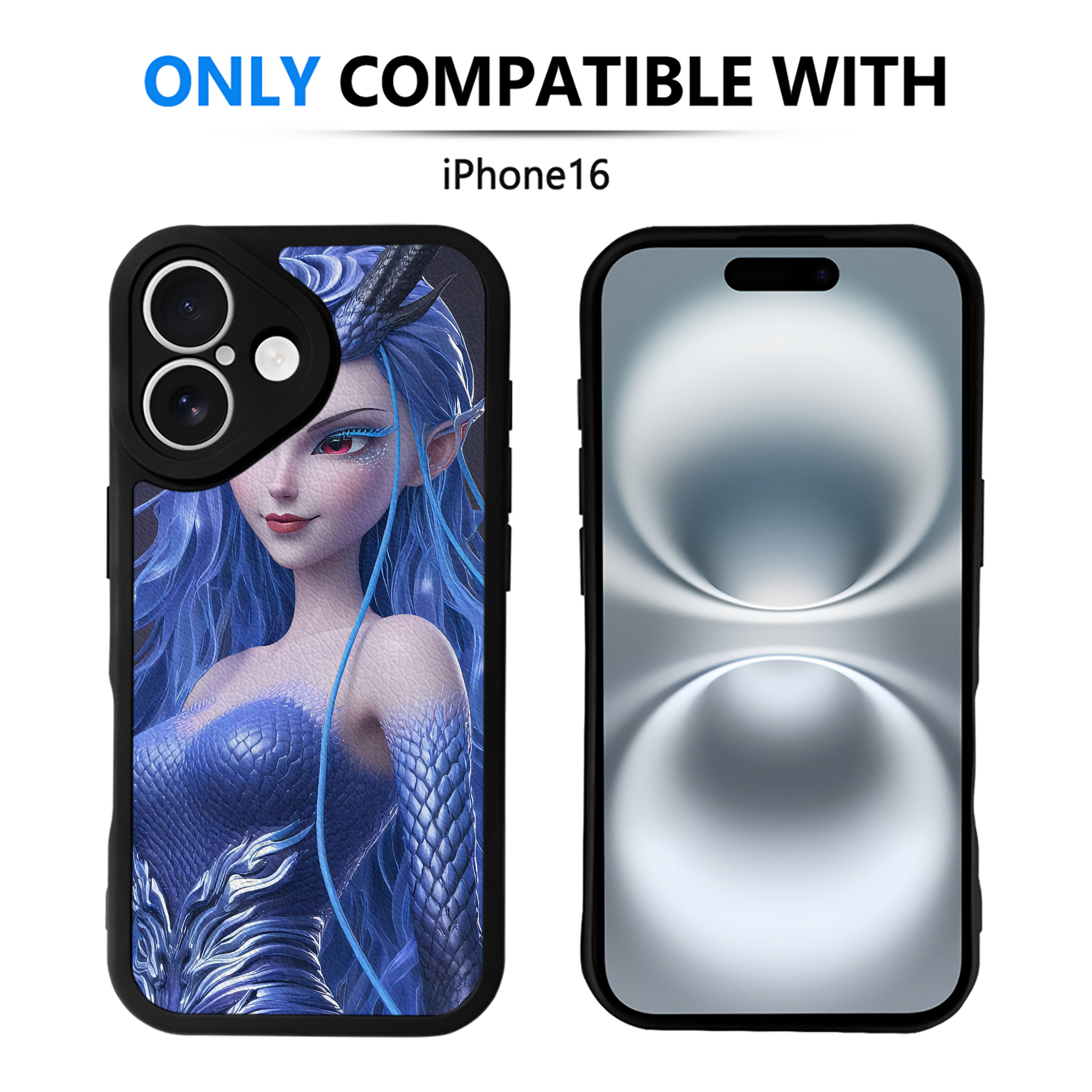 （画像用） Ne Zha 2 ナタ 魔童の大暴れ 【iPhone 16シリーズ対応】シリコンスマホケース（レザー調） 材質：シリコン